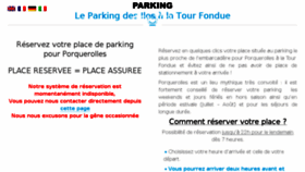 What Parkingdesiles.com website looked like in 2018 (6 years ago)