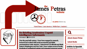 What Petras.lahaine.org website looked like in 2018 (6 years ago)