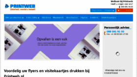 What Printwebmedia.nl website looked like in 2018 (5 years ago)