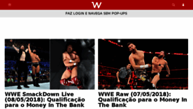 What Ptwrestling.net website looked like in 2018 (6 years ago)