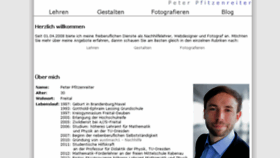 What Peter-pfitzenreiter.de website looked like in 2018 (6 years ago)