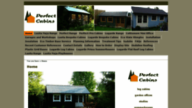 What Perfectcabins.co.uk website looked like in 2018 (6 years ago)