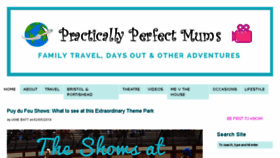 What Practicallyperfectmums.co.uk website looked like in 2018 (6 years ago)