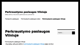 What Perkraustysime.lt website looked like in 2018 (5 years ago)