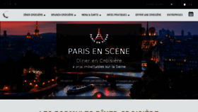What Paris-en-scene.com website looked like in 2018 (6 years ago)