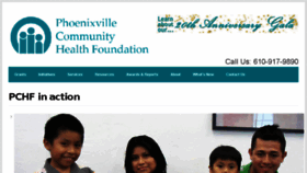 What Pchf1.org website looked like in 2018 (6 years ago)