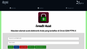 What Punakawan.ptpn10.co.id website looked like in 2018 (5 years ago)