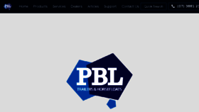What Pbltrailers.com.au website looked like in 2018 (5 years ago)
