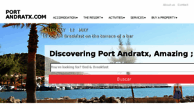 What Portandratx.com website looked like in 2018 (5 years ago)