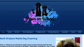 What Pawsonwheels.com.au website looked like in 2018 (6 years ago)