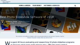 What Photo-slideshow-software-review.toptenreviews.com website looked like in 2018 (6 years ago)