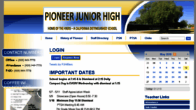 What Pjh.schoolloop.com website looked like in 2018 (6 years ago)