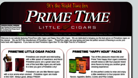 What Primetimecigars.com website looked like in 2018 (5 years ago)