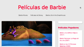 What Peliculasdebarbie.com website looked like in 2018 (5 years ago)