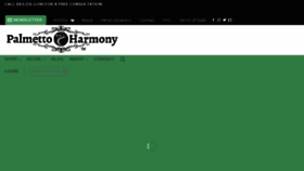 What Palmettoharmony.com website looked like in 2018 (5 years ago)
