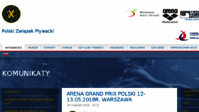 What Polswim.pl website looked like in 2018 (5 years ago)