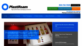 What Plastifoam.com website looked like in 2018 (5 years ago)