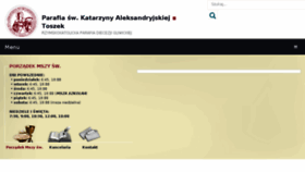What Parafia-toszek.pl website looked like in 2018 (5 years ago)