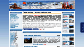 What Przymorzu.pl website looked like in 2018 (5 years ago)