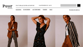 What Puur-dameskleding.nl website looked like in 2018 (5 years ago)