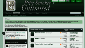 What Pipesmokerunlimited.com website looked like in 2018 (5 years ago)