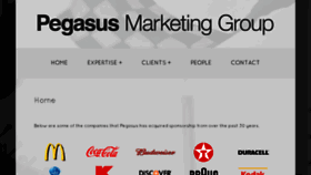 What Pegasusmarketing.com website looked like in 2018 (5 years ago)