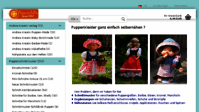What Puppenschnitte-online.de website looked like in 2018 (5 years ago)