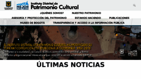 What Patrimoniocultural.gov.co website looked like in 2018 (5 years ago)