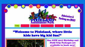 What Pixieland.com website looked like in 2018 (5 years ago)