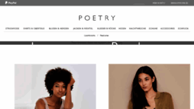 What Poetry-fashion.de website looked like in 2018 (5 years ago)