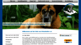 What Pfotenhelfer-ev.de website looked like in 2018 (6 years ago)