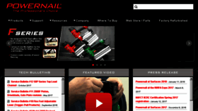 What Powernail.com website looked like in 2018 (6 years ago)