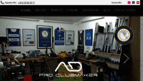 What Proclubmaker.com website looked like in 2018 (5 years ago)