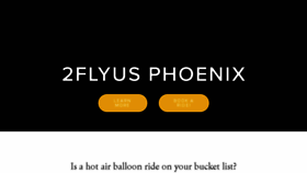 What Phoenixballoonflights.com website looked like in 2018 (6 years ago)