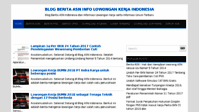 What Penajam.org website looked like in 2018 (5 years ago)
