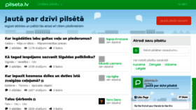 What Pilseta.lv website looked like in 2018 (5 years ago)