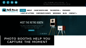 What Perthpremierphotobooths.com.au website looked like in 2018 (5 years ago)