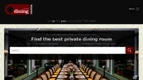 What Privatediningrooms.co.uk website looked like in 2018 (5 years ago)