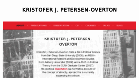 What Petersen-overton.com website looked like in 2018 (6 years ago)