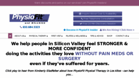What Physiofitpt.com website looked like in 2018 (5 years ago)