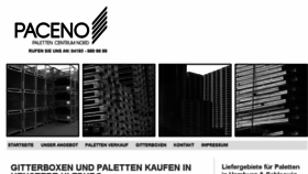 What Paceno.eu website looked like in 2018 (5 years ago)