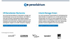 What Persofaktum.de website looked like in 2018 (5 years ago)