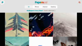 What Papers.co website looked like in 2018 (5 years ago)
