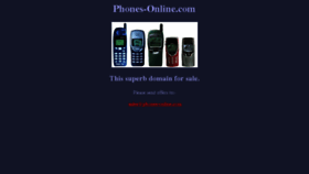 What Phones-online.com website looked like in 2018 (6 years ago)
