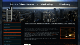 What Patrick-oliver-hewer.de website looked like in 2018 (5 years ago)