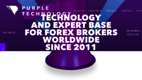 What Purple-technology.com website looked like in 2018 (6 years ago)