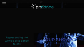 What Prodance.co.uk website looked like in 2018 (6 years ago)