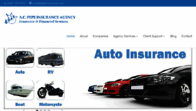 What Pepeinsurance.com website looked like in 2018 (7 years ago)