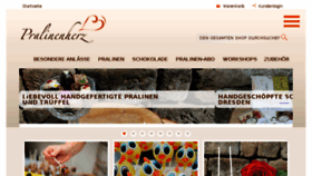 What Pralinenherz-shop.de website looked like in 2018 (5 years ago)