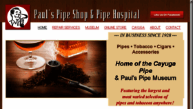 What Paulspipeshop.com website looked like in 2018 (7 years ago)